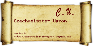 Czechmeiszter Ugron névjegykártya